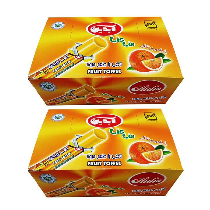 تافی پرتقال آیدین - 470 گرم بسته 2 عددی